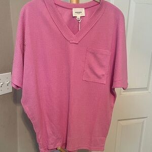 Andree Short Sleeve Pink Tee